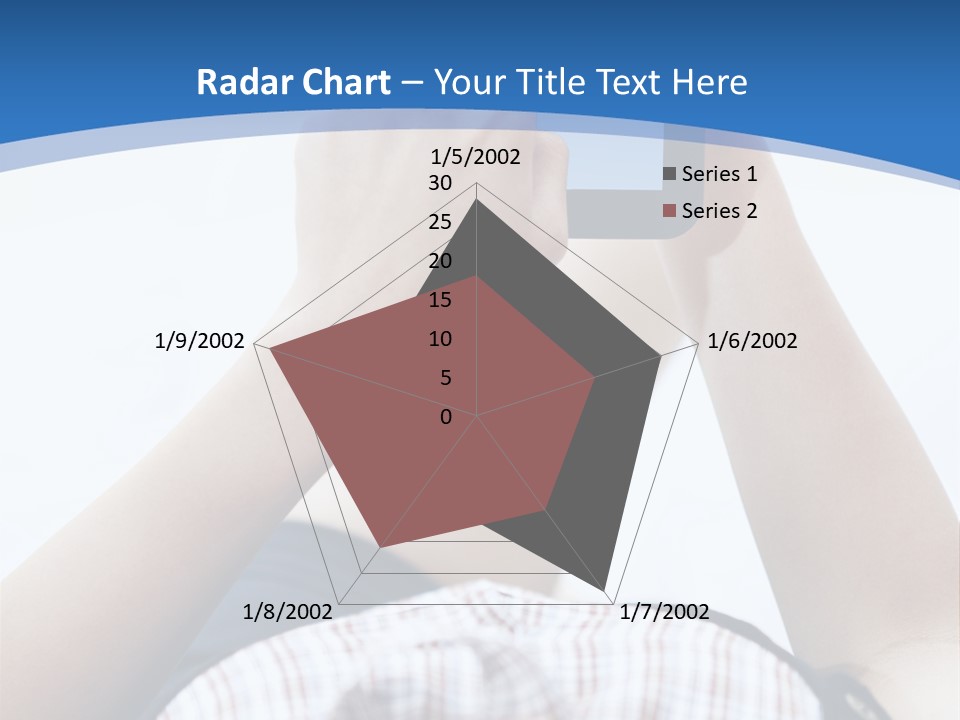 Modern Woman Cloud Computing PowerPoint Template