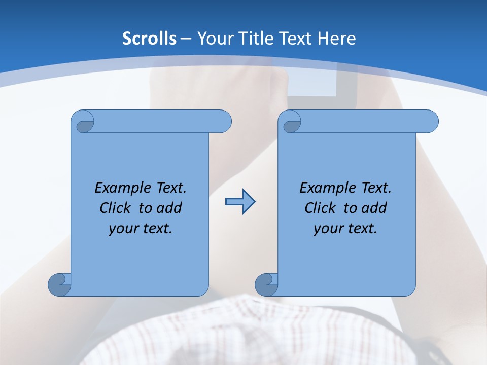 Modern Woman Cloud Computing PowerPoint Template