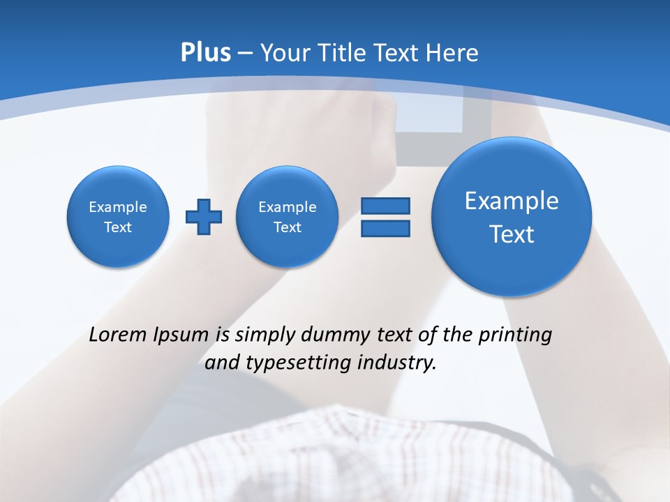 Modern Woman Cloud Computing PowerPoint Template
