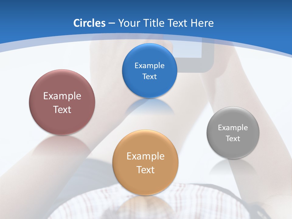 Modern Woman Cloud Computing PowerPoint Template