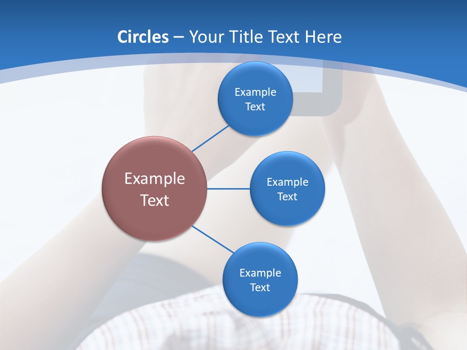 Modern Woman Cloud Computing PowerPoint Template