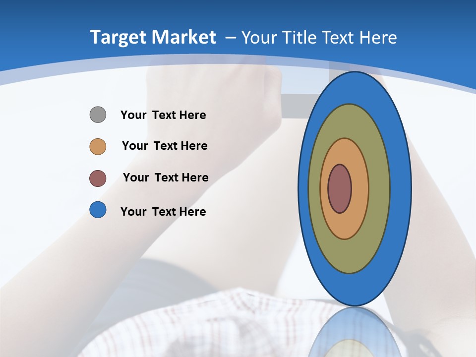 Modern Woman Cloud Computing PowerPoint Template