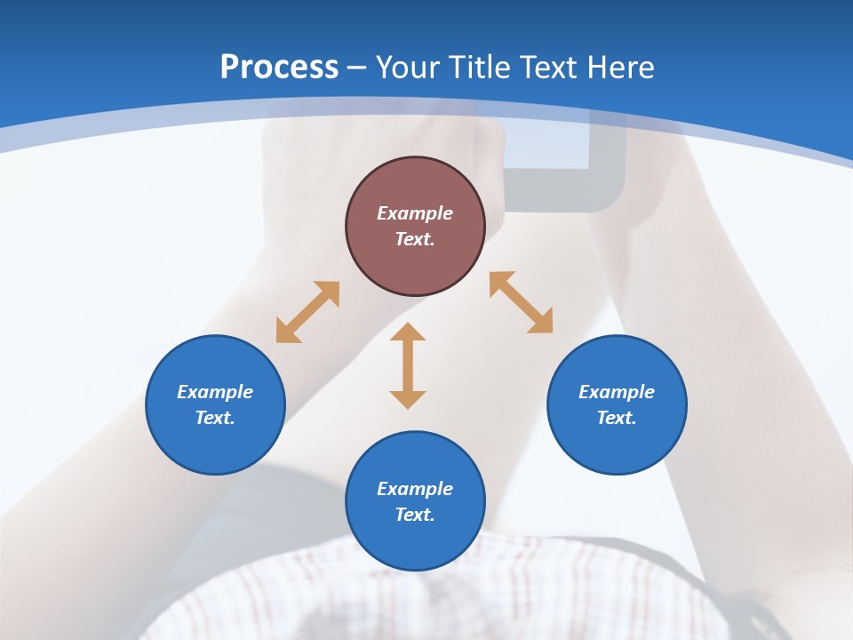 Modern Woman Cloud Computing PowerPoint Template