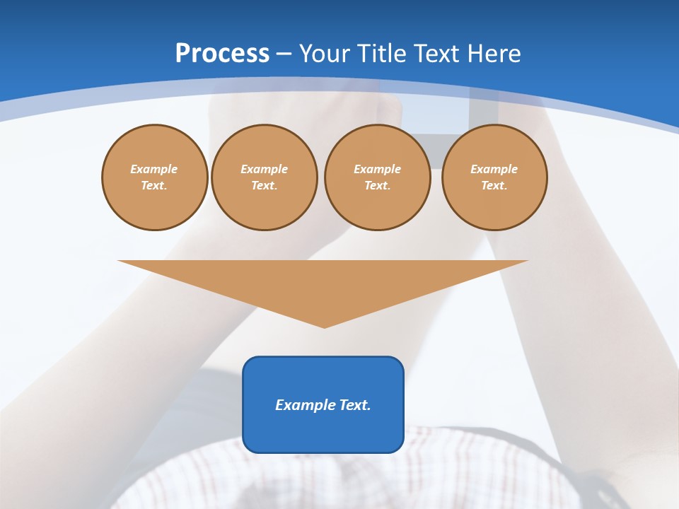 Modern Woman Cloud Computing PowerPoint Template