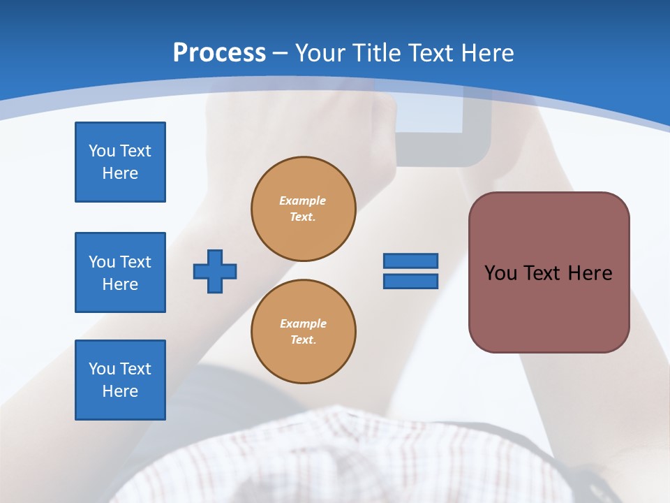 Modern Woman Cloud Computing PowerPoint Template