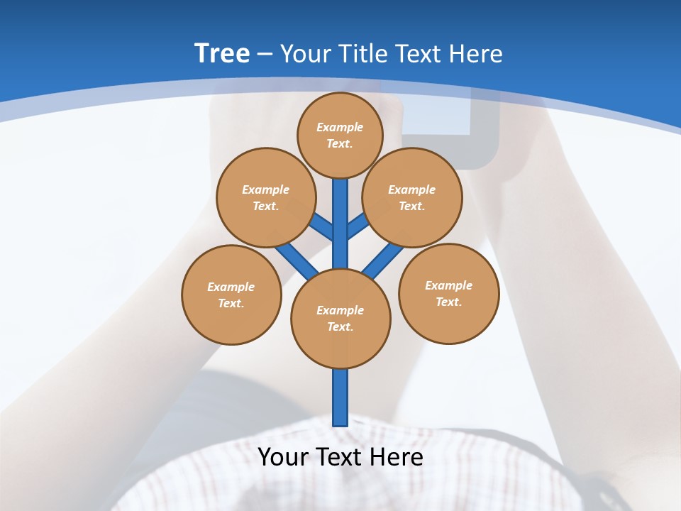 Modern Woman Cloud Computing PowerPoint Template