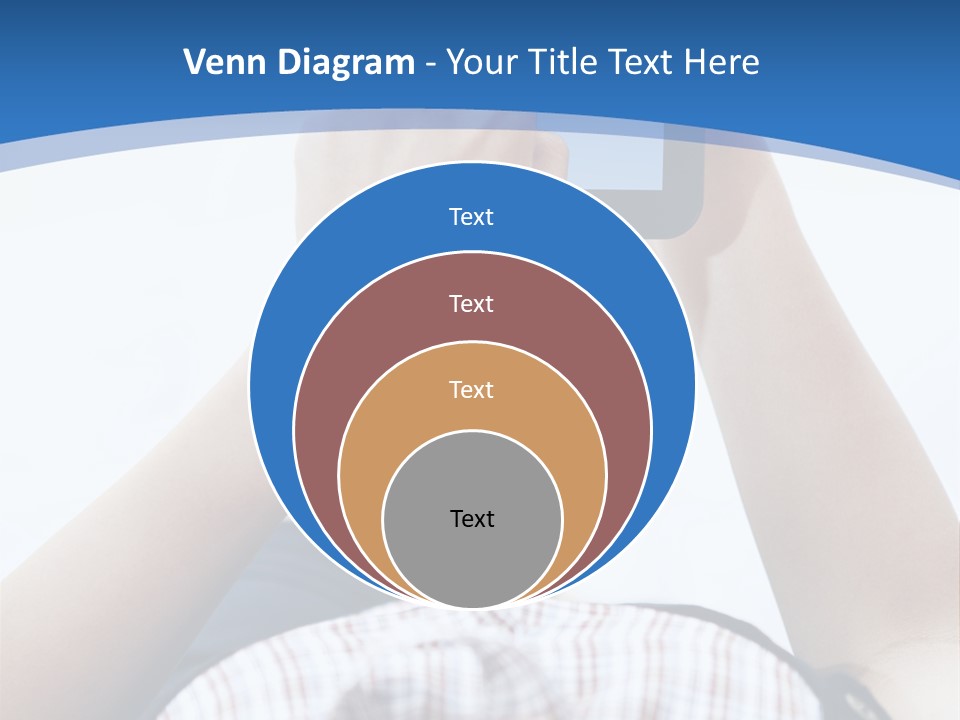 Modern Woman Cloud Computing PowerPoint Template
