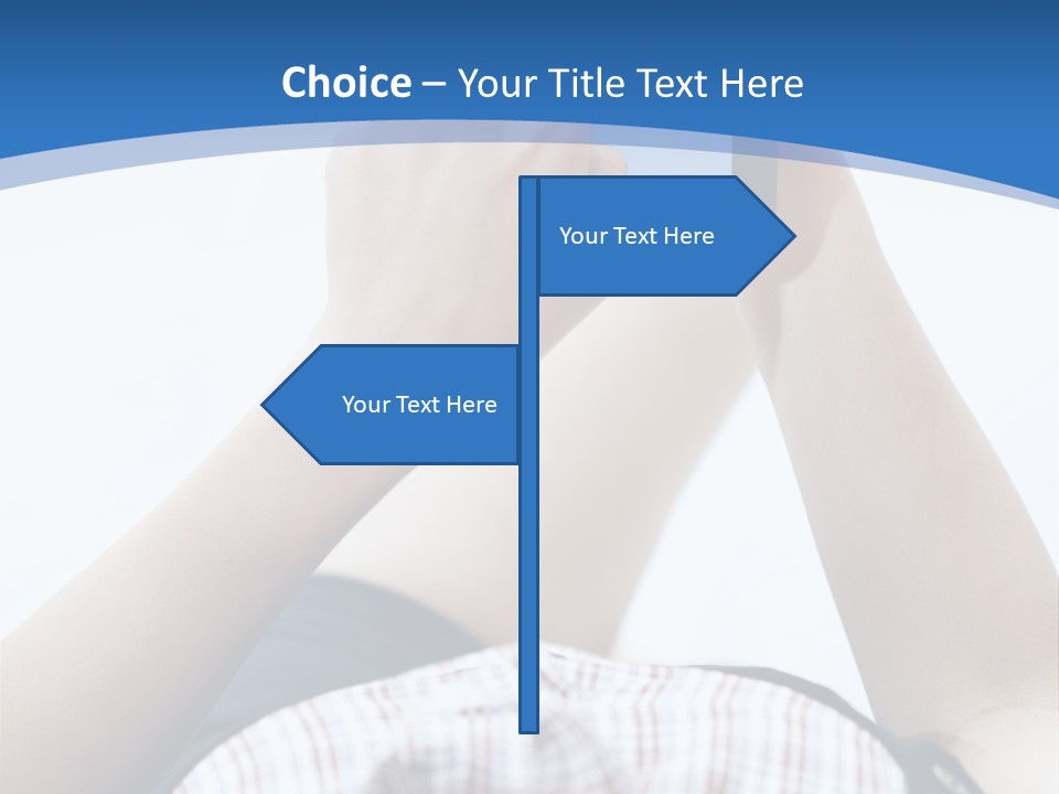Modern Woman Cloud Computing PowerPoint Template