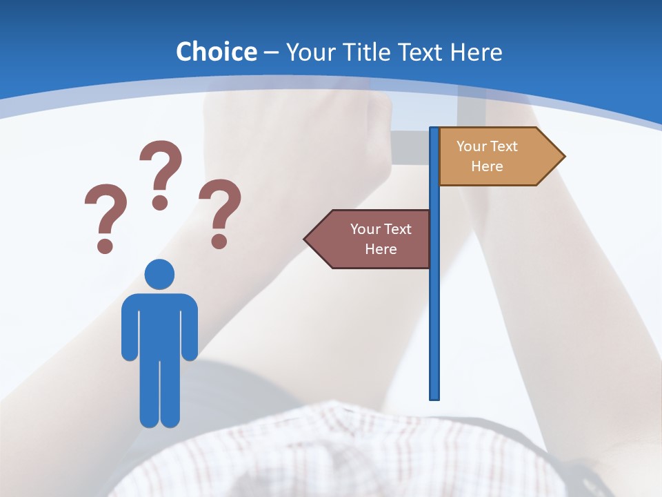 Modern Woman Cloud Computing PowerPoint Template