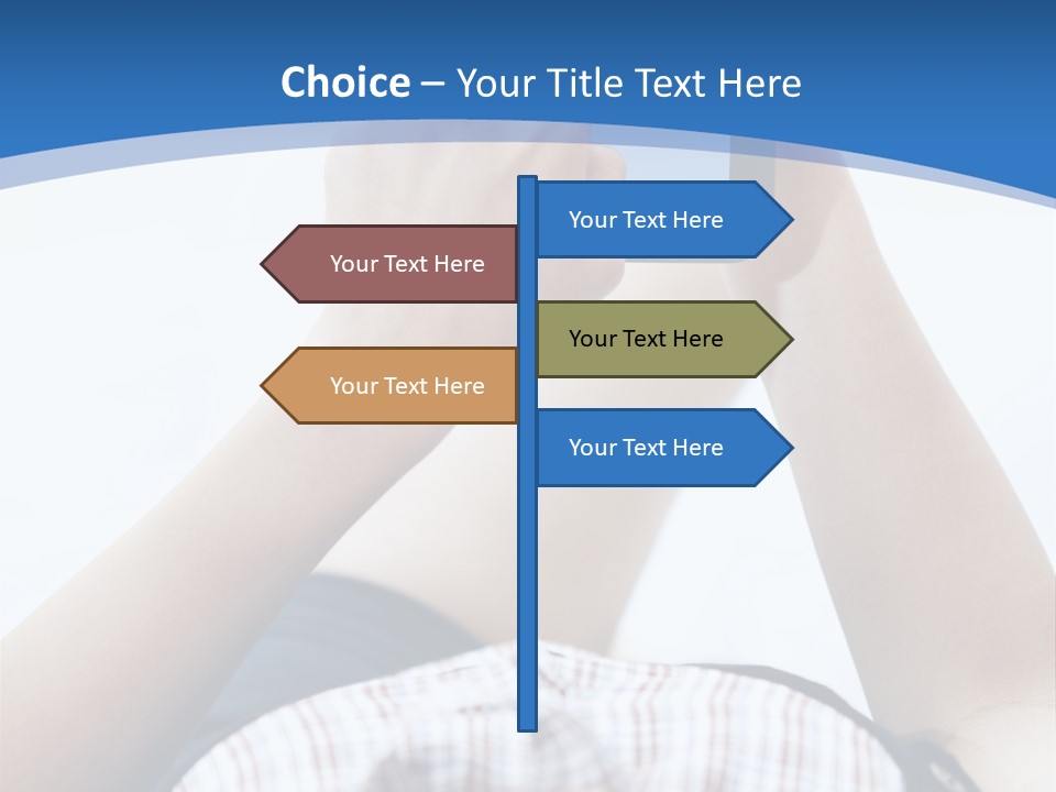 Modern Woman Cloud Computing PowerPoint Template