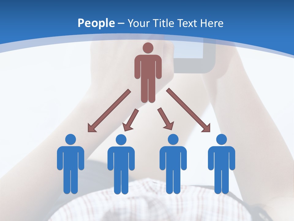 Modern Woman Cloud Computing PowerPoint Template