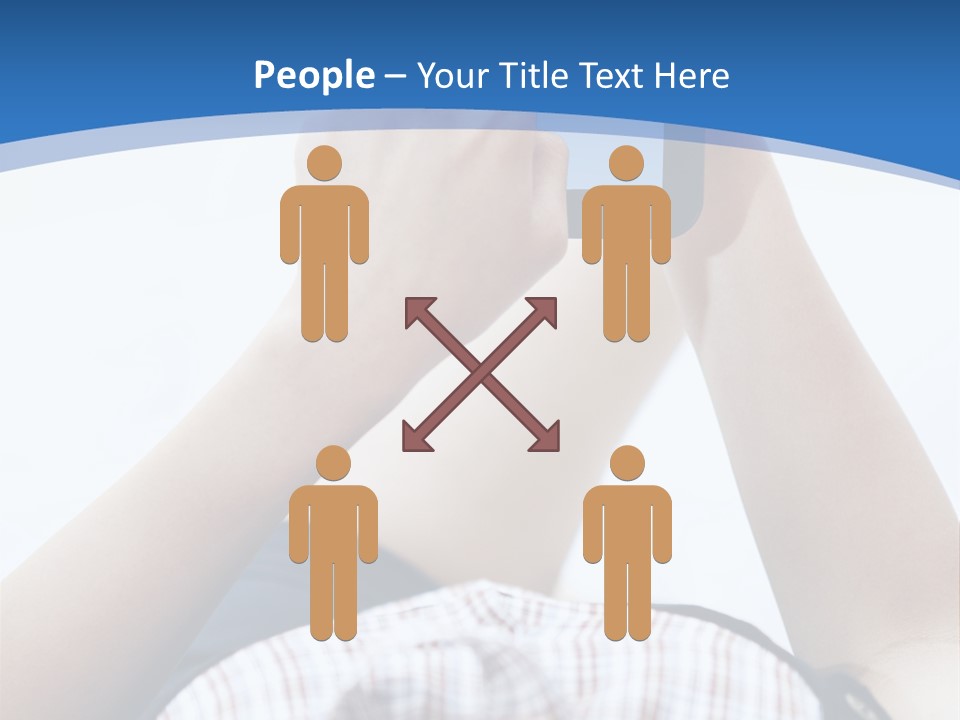 Modern Woman Cloud Computing PowerPoint Template