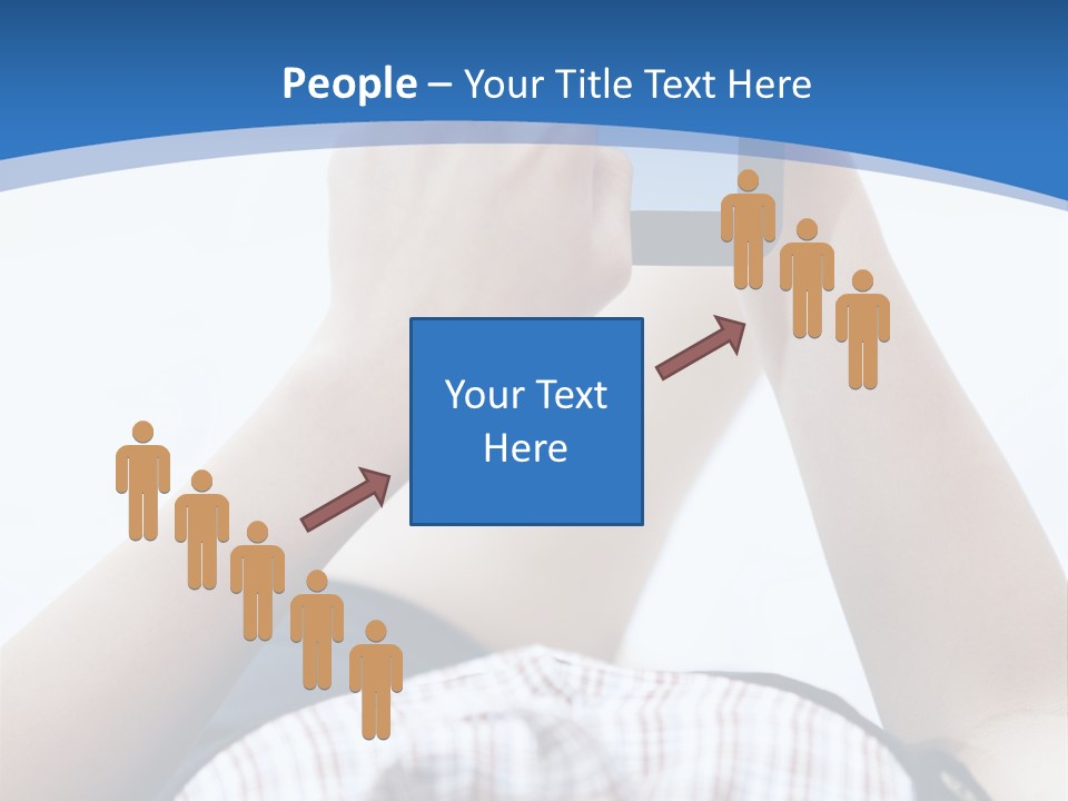 Modern Woman Cloud Computing PowerPoint Template