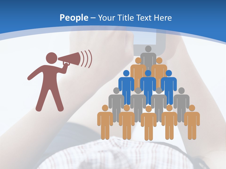 Modern Woman Cloud Computing PowerPoint Template