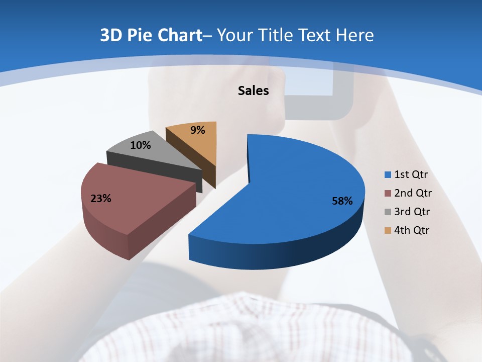 Modern Woman Cloud Computing PowerPoint Template