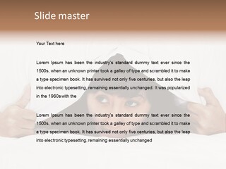 Eye Panic Alert PowerPoint Template
