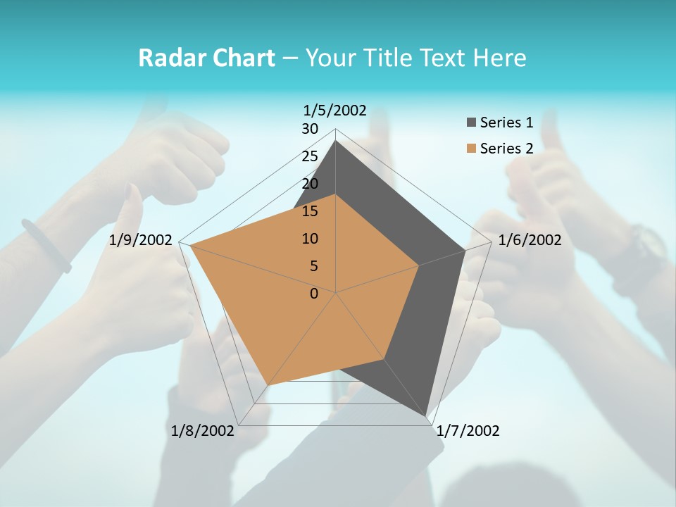 A Group Of People Giving Thumbs Up PowerPoint Template