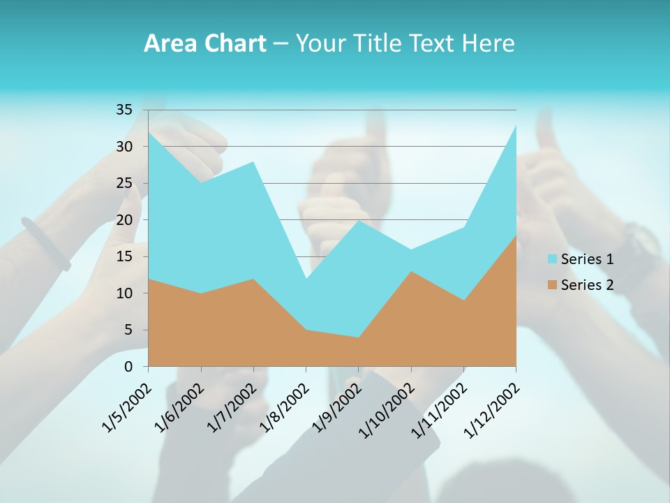A Group Of People Giving Thumbs Up PowerPoint Template