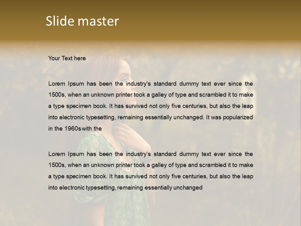 Damaged Graphic Old PowerPoint Template