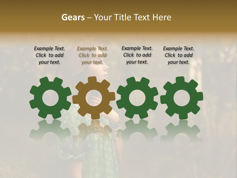 Damaged Graphic Old PowerPoint Template