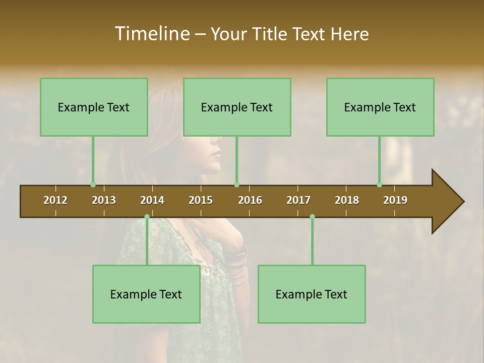 Damaged Graphic Old PowerPoint Template