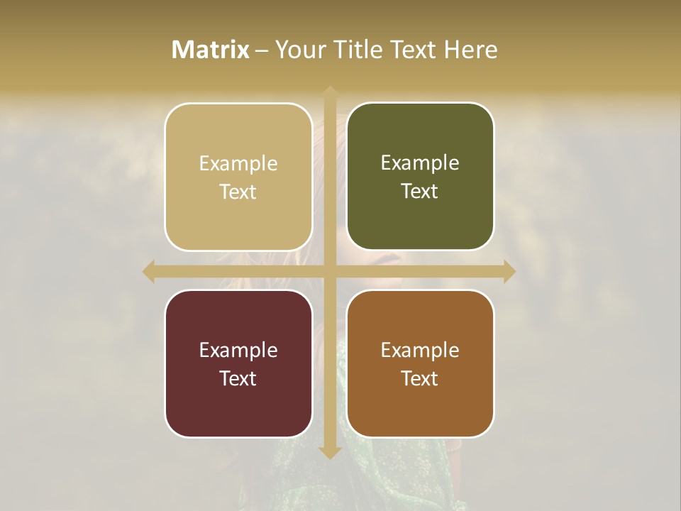 Town House Roofs PowerPoint Template