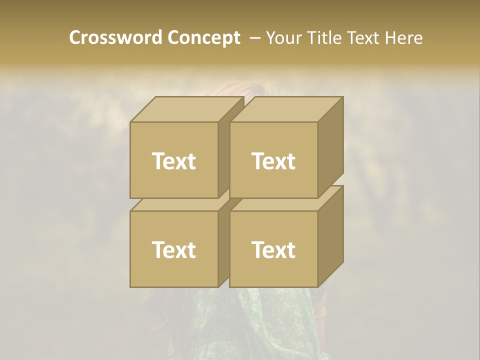 Town House Roofs PowerPoint Template