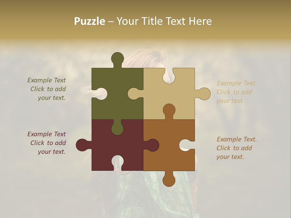 Town House Roofs PowerPoint Template