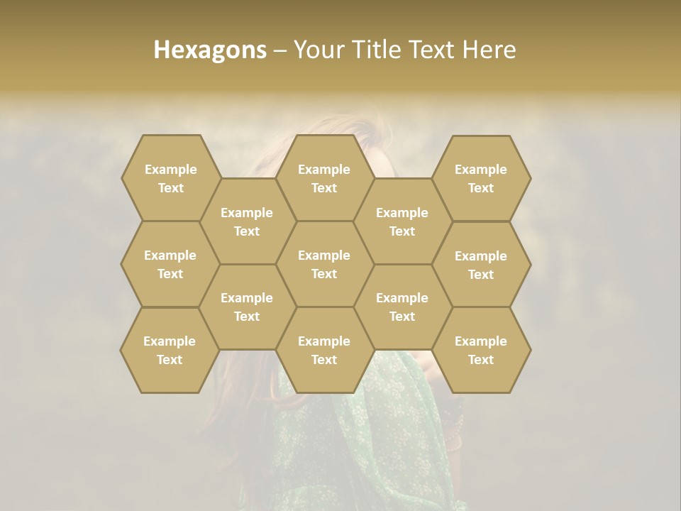 Town House Roofs PowerPoint Template