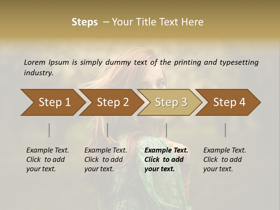 Town House Roofs PowerPoint Template