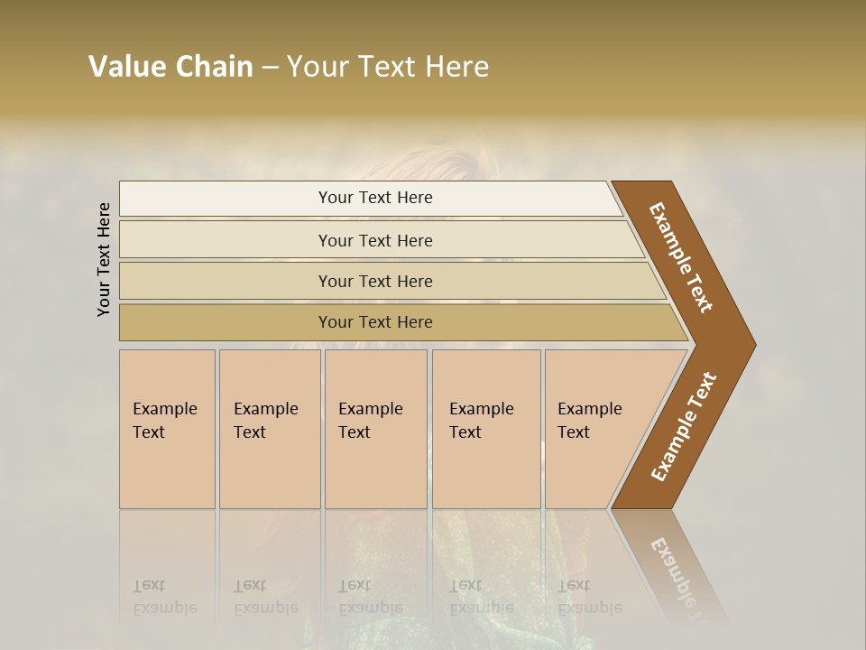 Town House Roofs PowerPoint Template