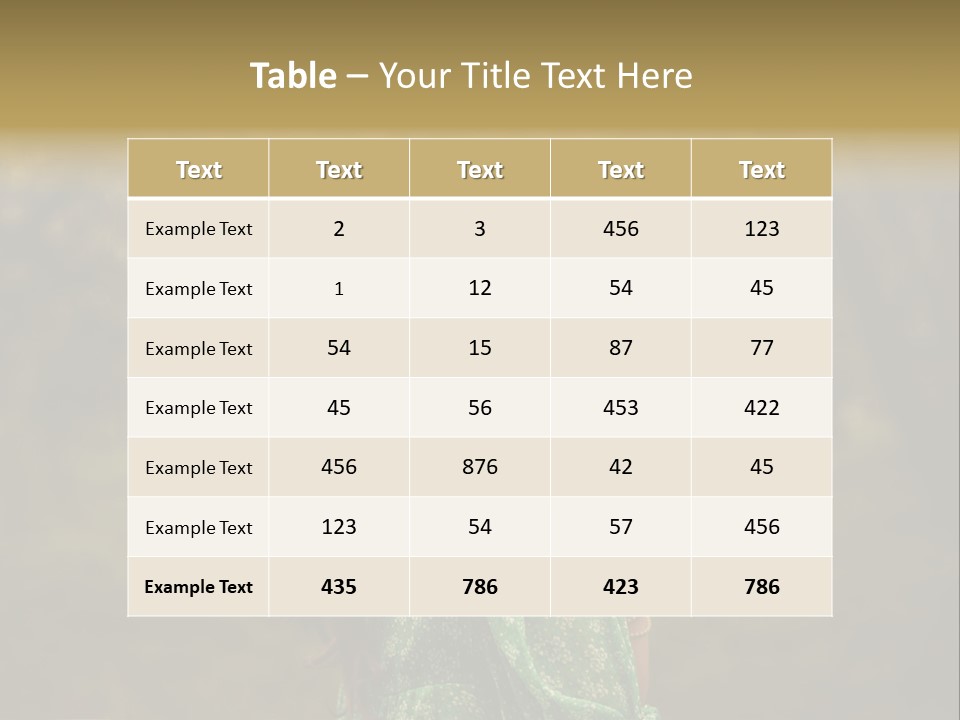 Town House Roofs PowerPoint Template