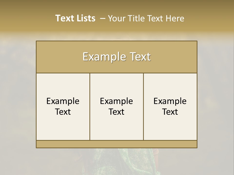 Town House Roofs PowerPoint Template