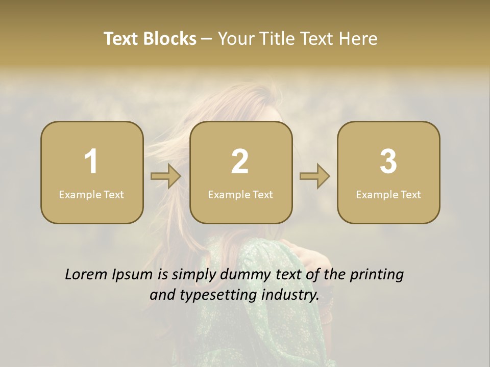 Town House Roofs PowerPoint Template