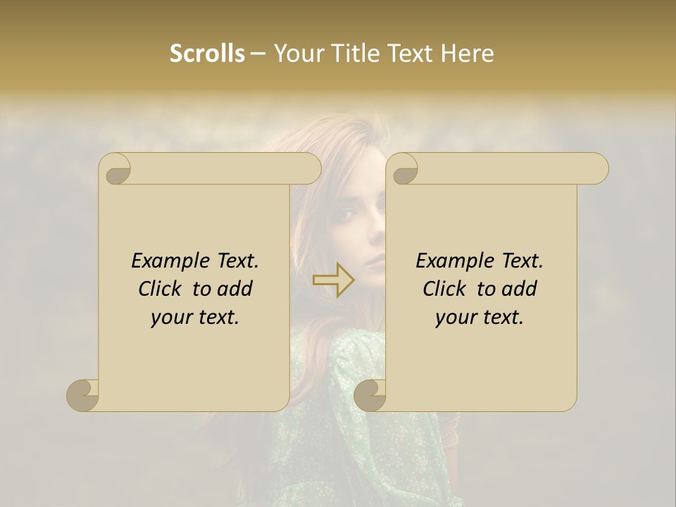 Town House Roofs PowerPoint Template