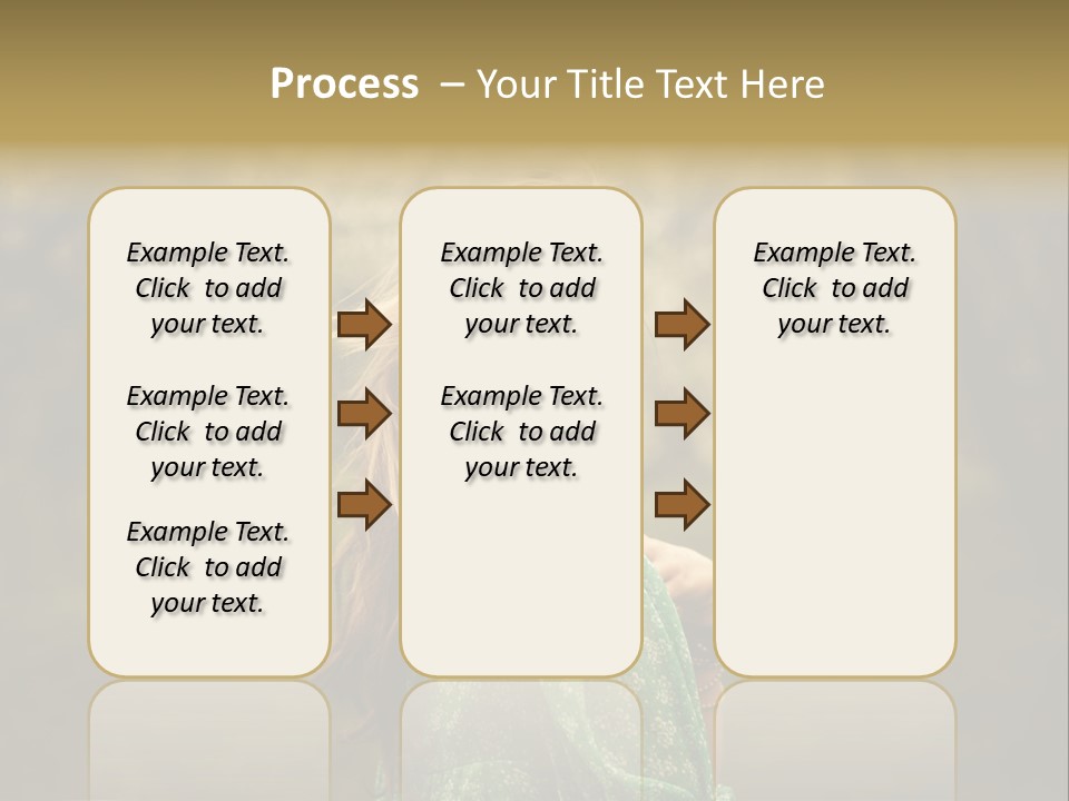 Town House Roofs PowerPoint Template