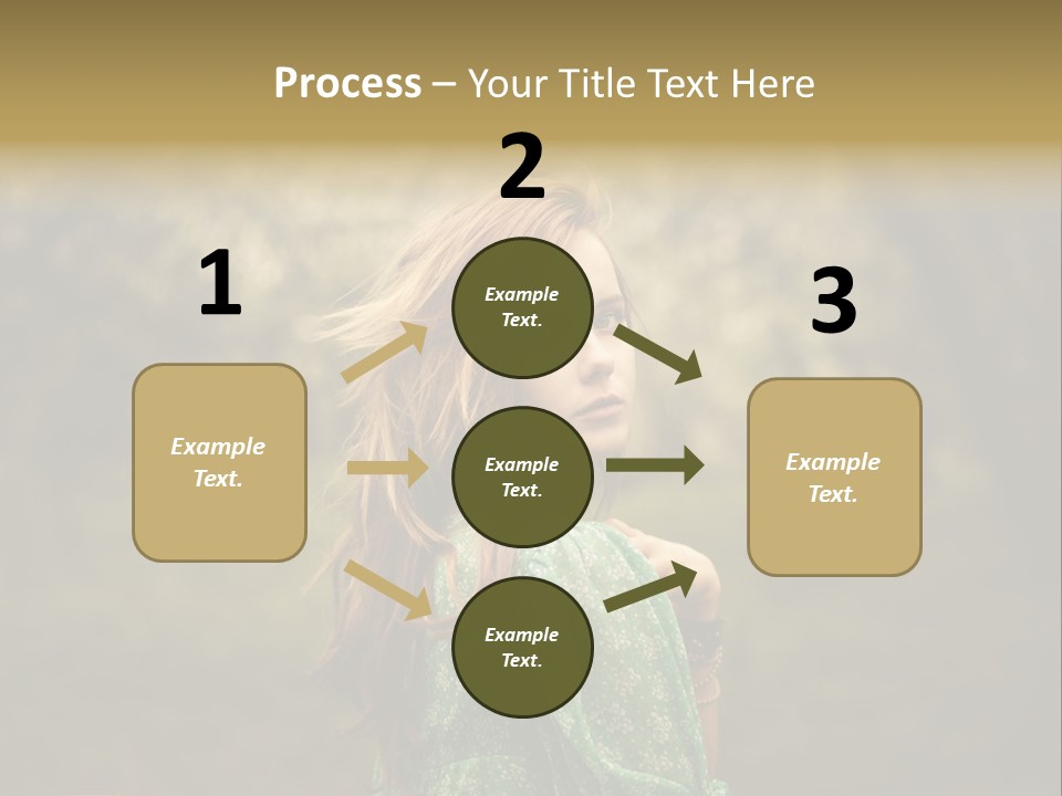 Town House Roofs PowerPoint Template