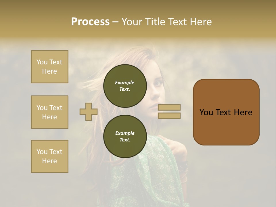 Town House Roofs PowerPoint Template