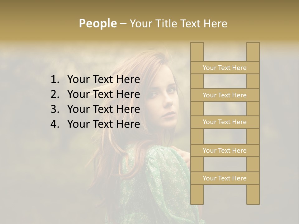 Town House Roofs PowerPoint Template