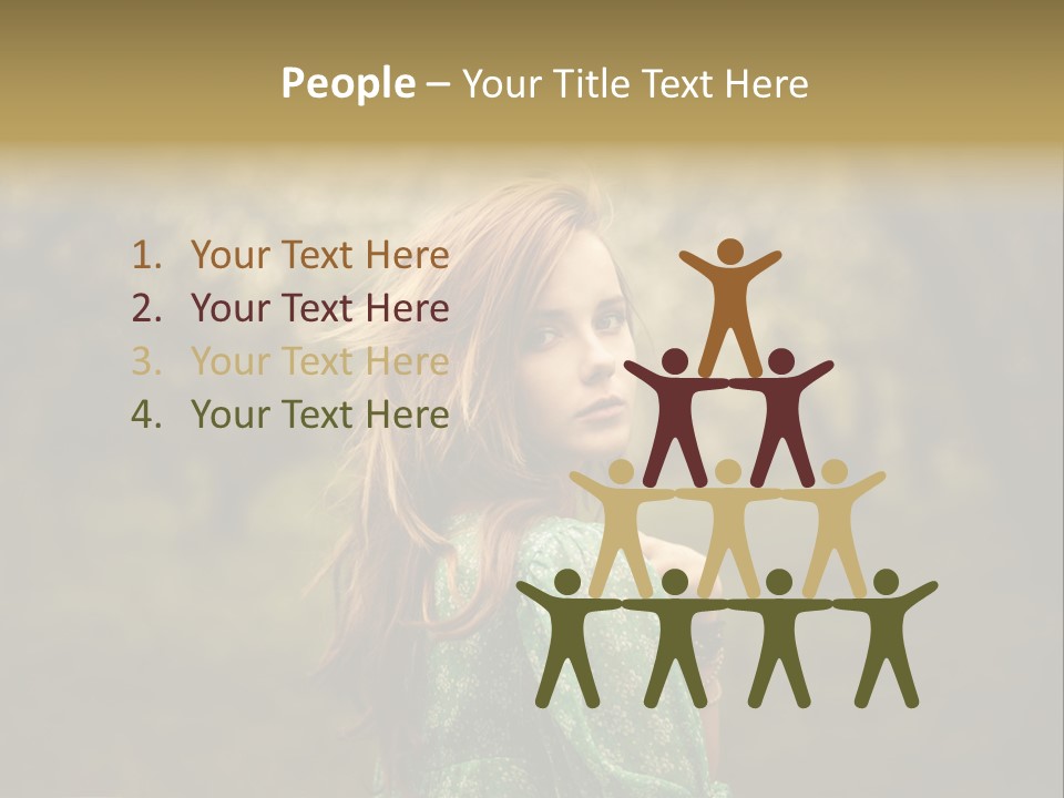 Town House Roofs PowerPoint Template