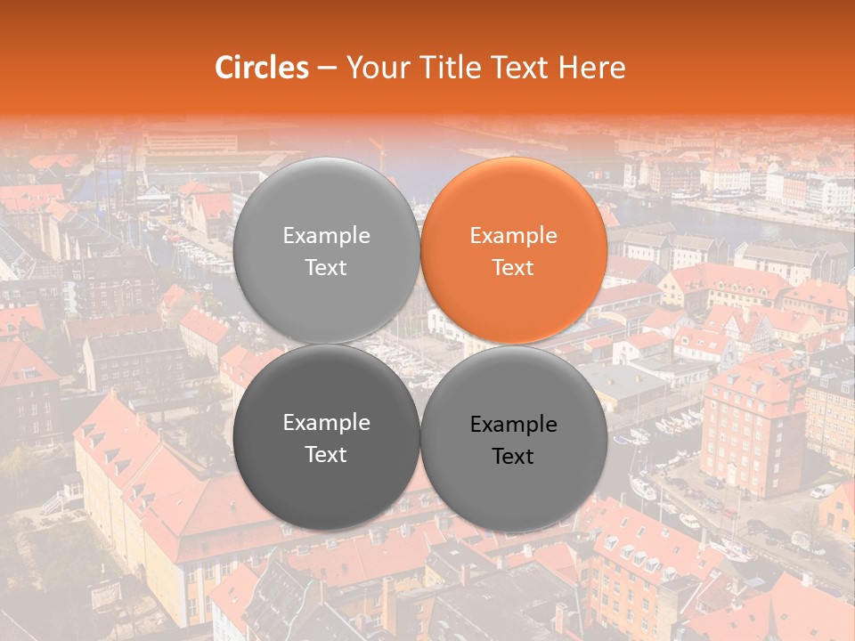 City River Evening PowerPoint Template