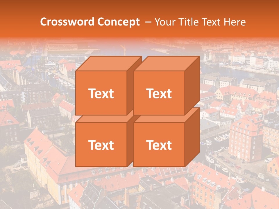 City River Evening PowerPoint Template
