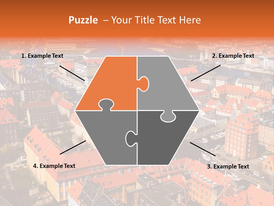 City River Evening PowerPoint Template