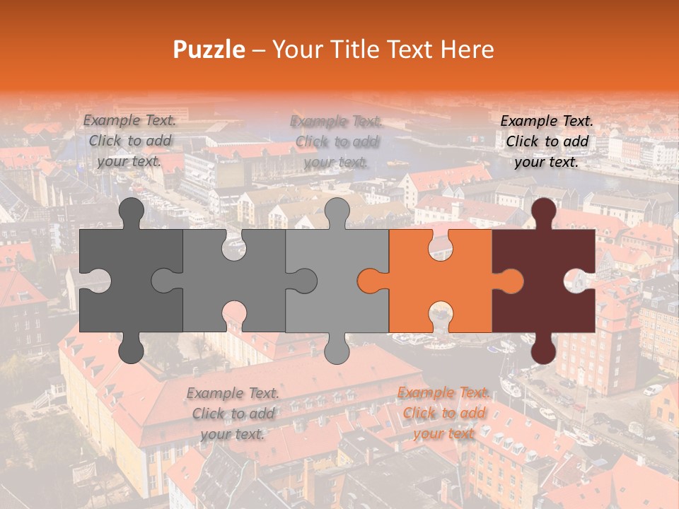 City River Evening PowerPoint Template