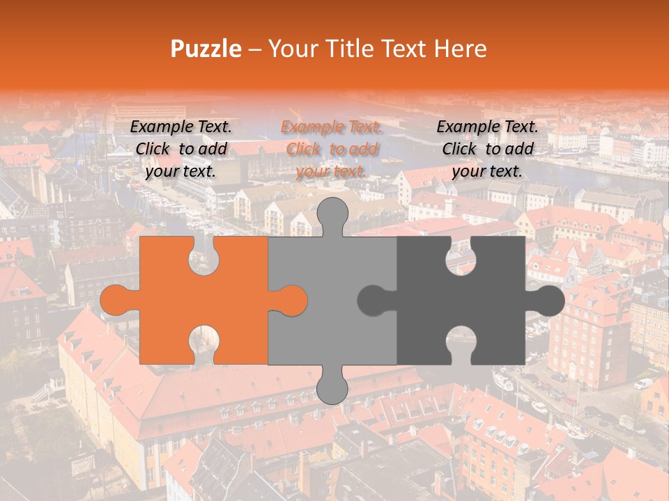 City River Evening PowerPoint Template