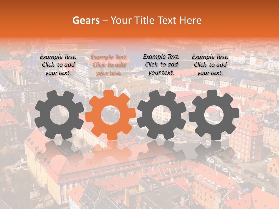 City River Evening PowerPoint Template