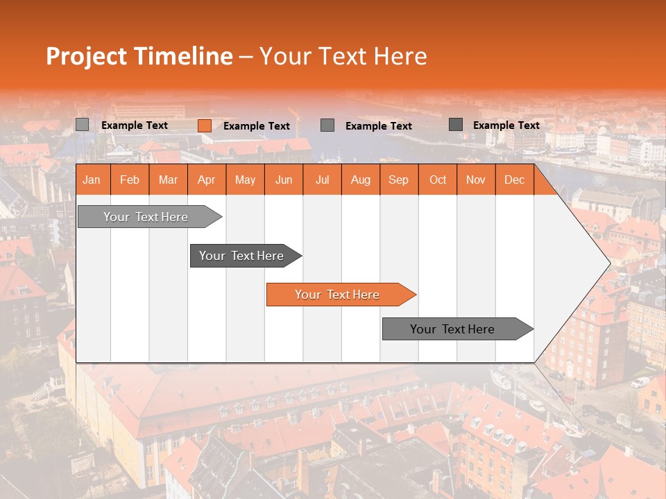 City River Evening PowerPoint Template