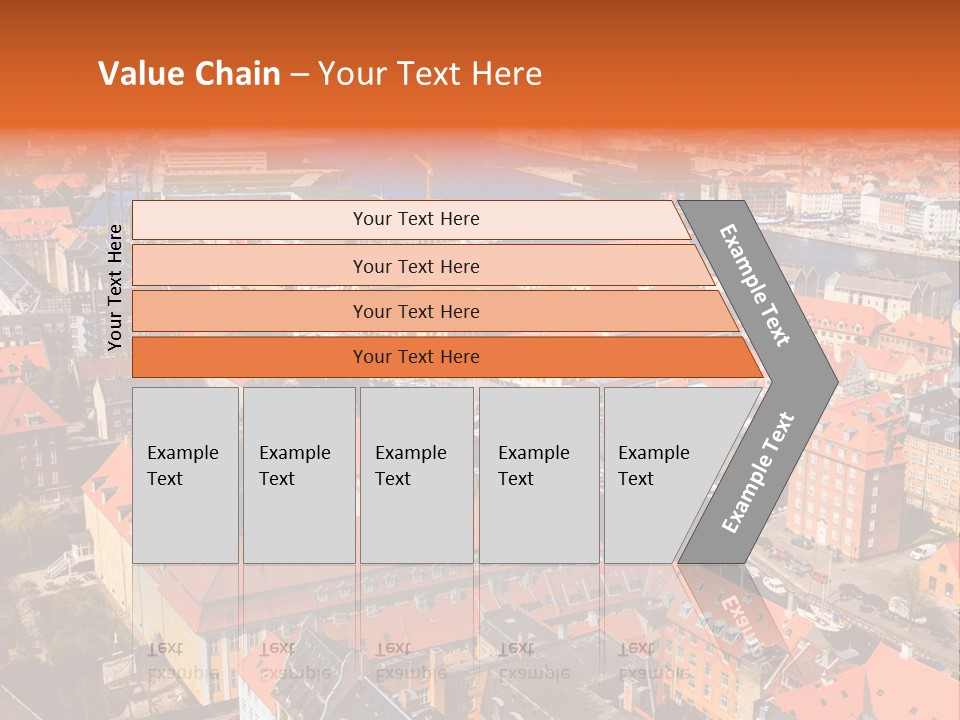 City River Evening PowerPoint Template