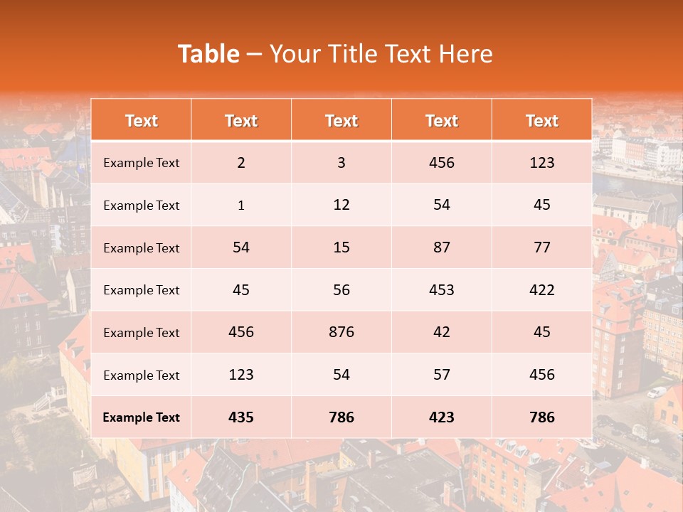 City River Evening PowerPoint Template