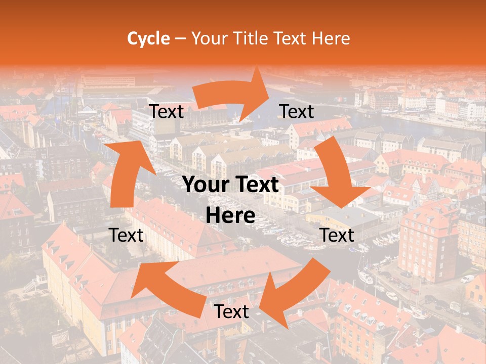 City River Evening PowerPoint Template